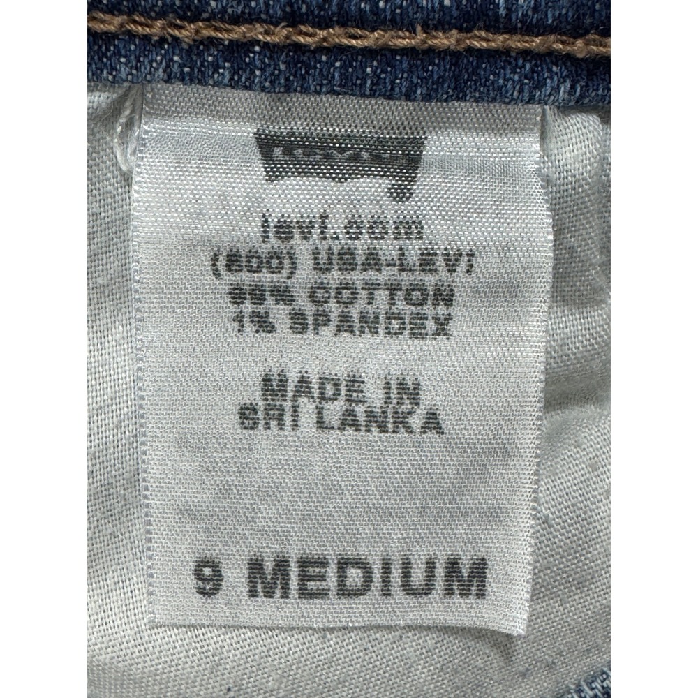 Levi's Womens 524 Too Superlow Bootcut Blue Jeans 9 Medium Meas: 32x31 - Picture 5 of 7